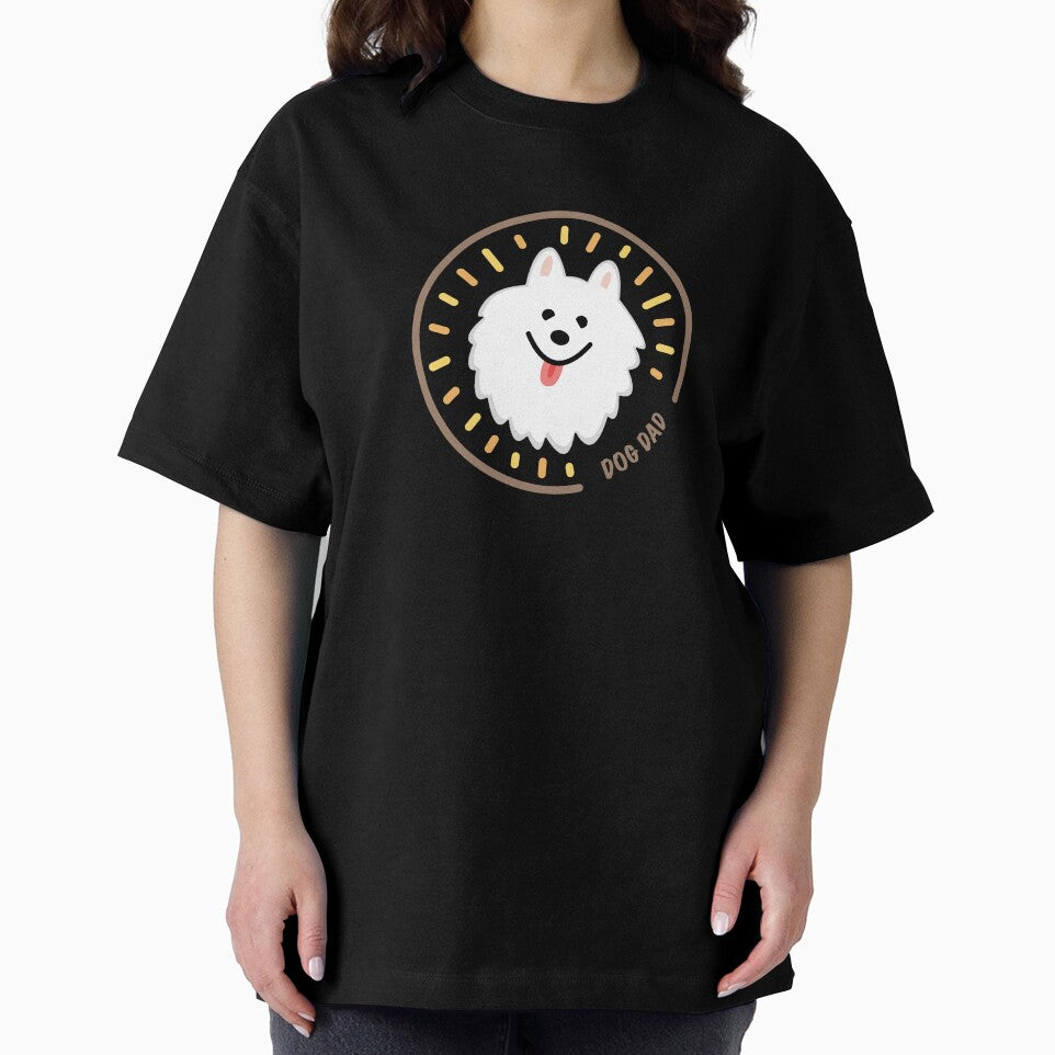 Perfect gift for samoyed dog dad. Bright color and lovely simple illustration. by hsuanjj