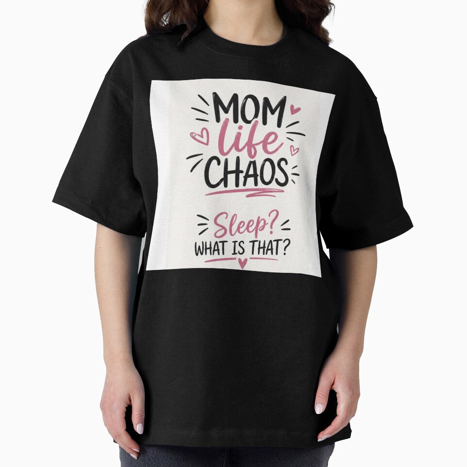 Mom Life Chaos/ Sleep what is that?- Funny mom life Quote by Alexamarin