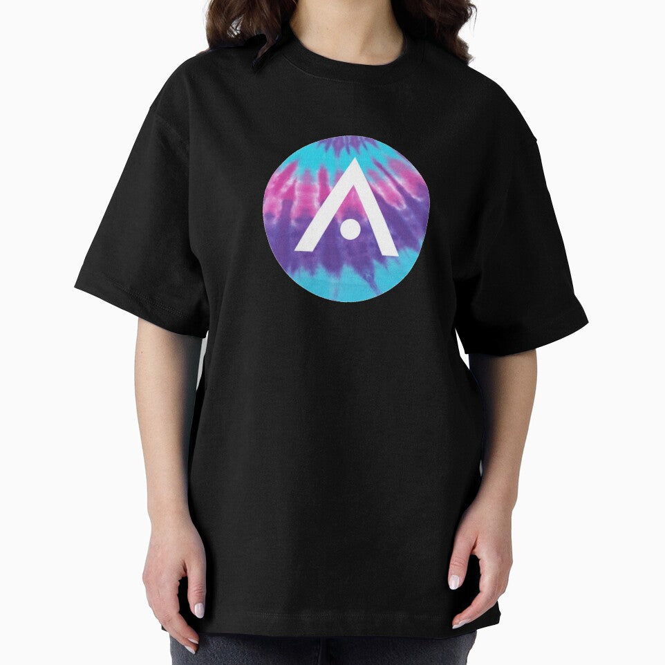 Blue Pink and Purple Tie Dye Aveda Logo by Dalaura