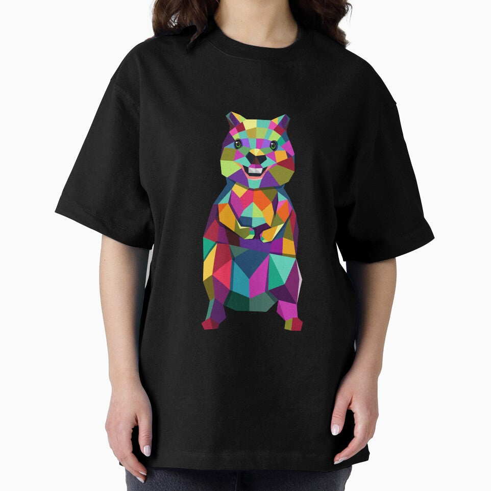Quokka Marsupial Australia smiles geometrically by mMx-Design