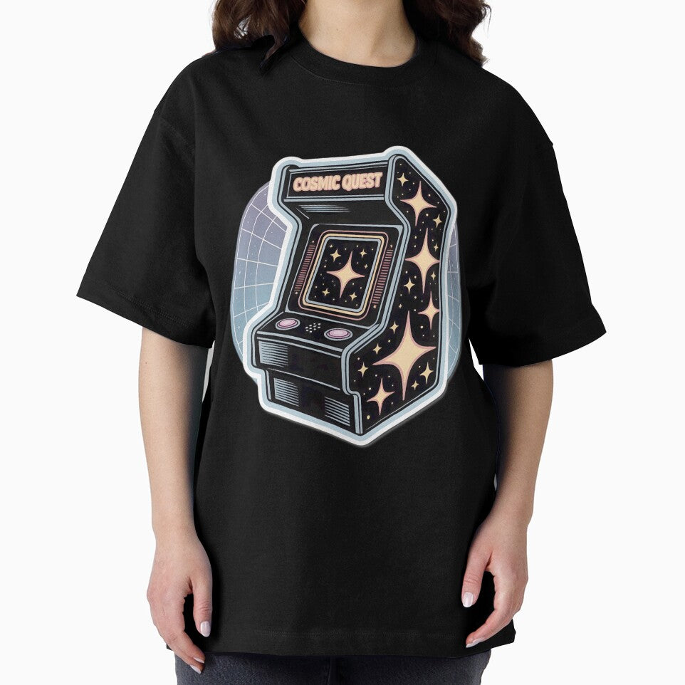Cosmic Quest Arcade Retro Space Design by SarahccStudio