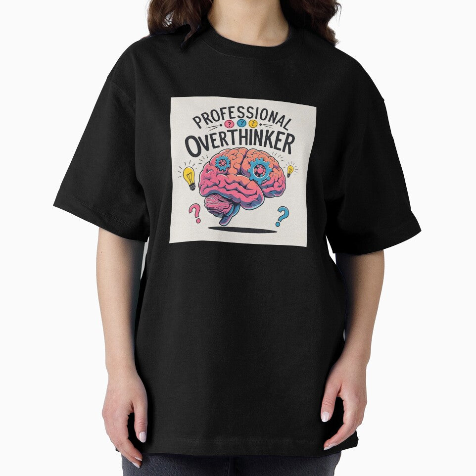 Overthinker Humor T-Shirt - "Professional Overthinker by trendpotion