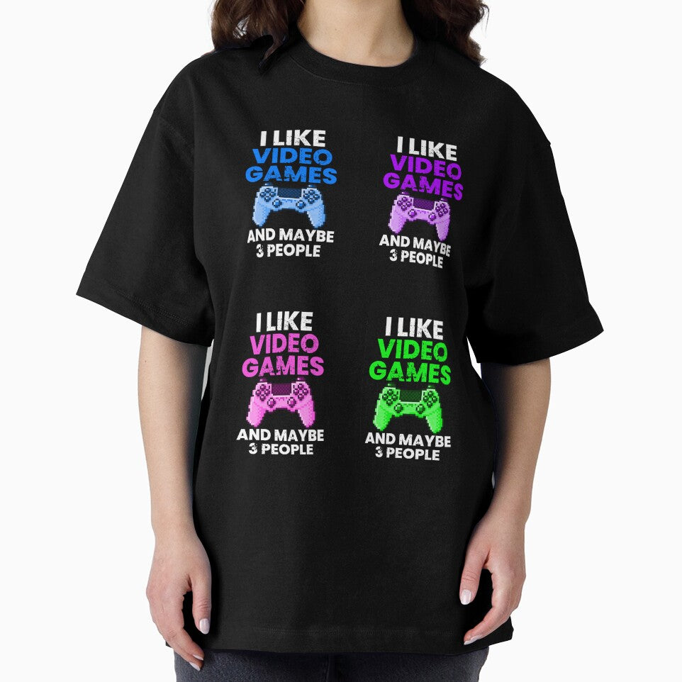 I Like Videogames and Maybe 3 People, Sticker Pack by FNStuff