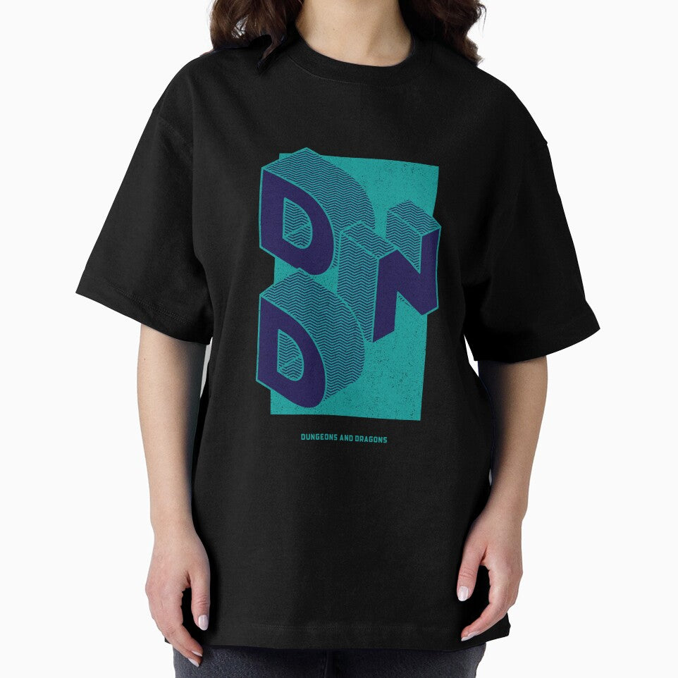 Retro 3d DND T-shirt Design | Dungeons and Dragons T-shirt by GenerationalArt