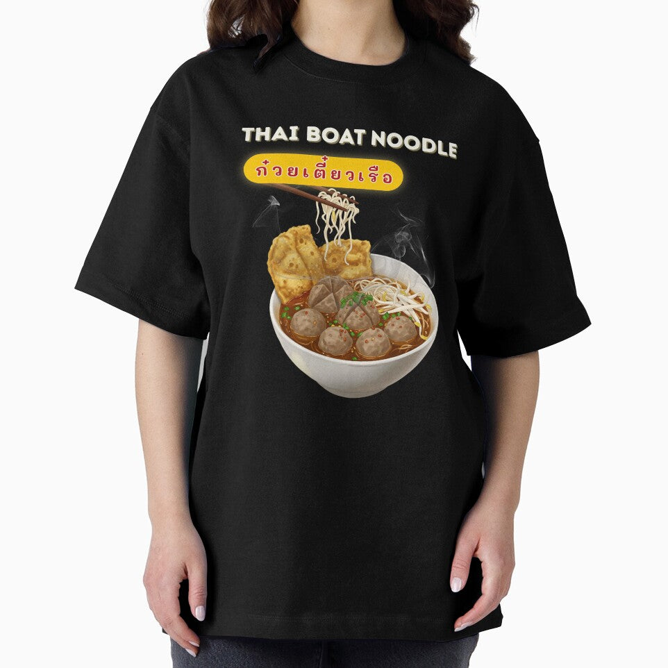 Thai Boat Noodle Cozy Street Food Bowl Asian Soup Food Lover Gift by CHANCHANAI