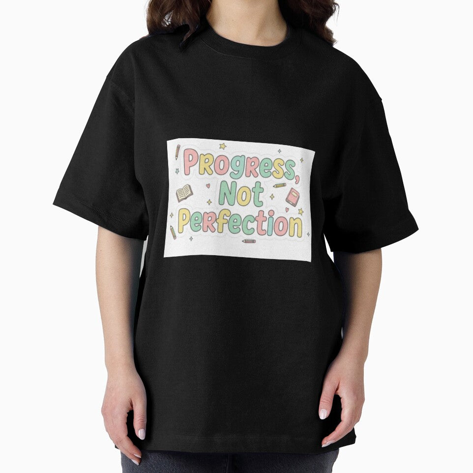 Progress, Not Perfection – Motivational Teacher Quote | Positive Growth Mindset Classroom Decor by ArtiVibeAura