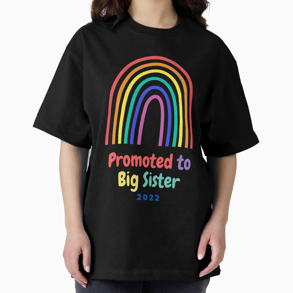 Promoted to Big Sister 2022 Rainbow by BlakefourDesign
