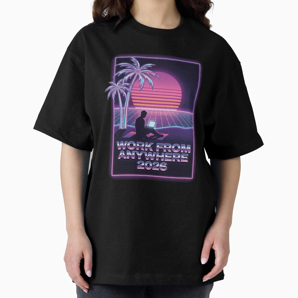 Work From Anywhere 2026 Vaporwave by FlamaC