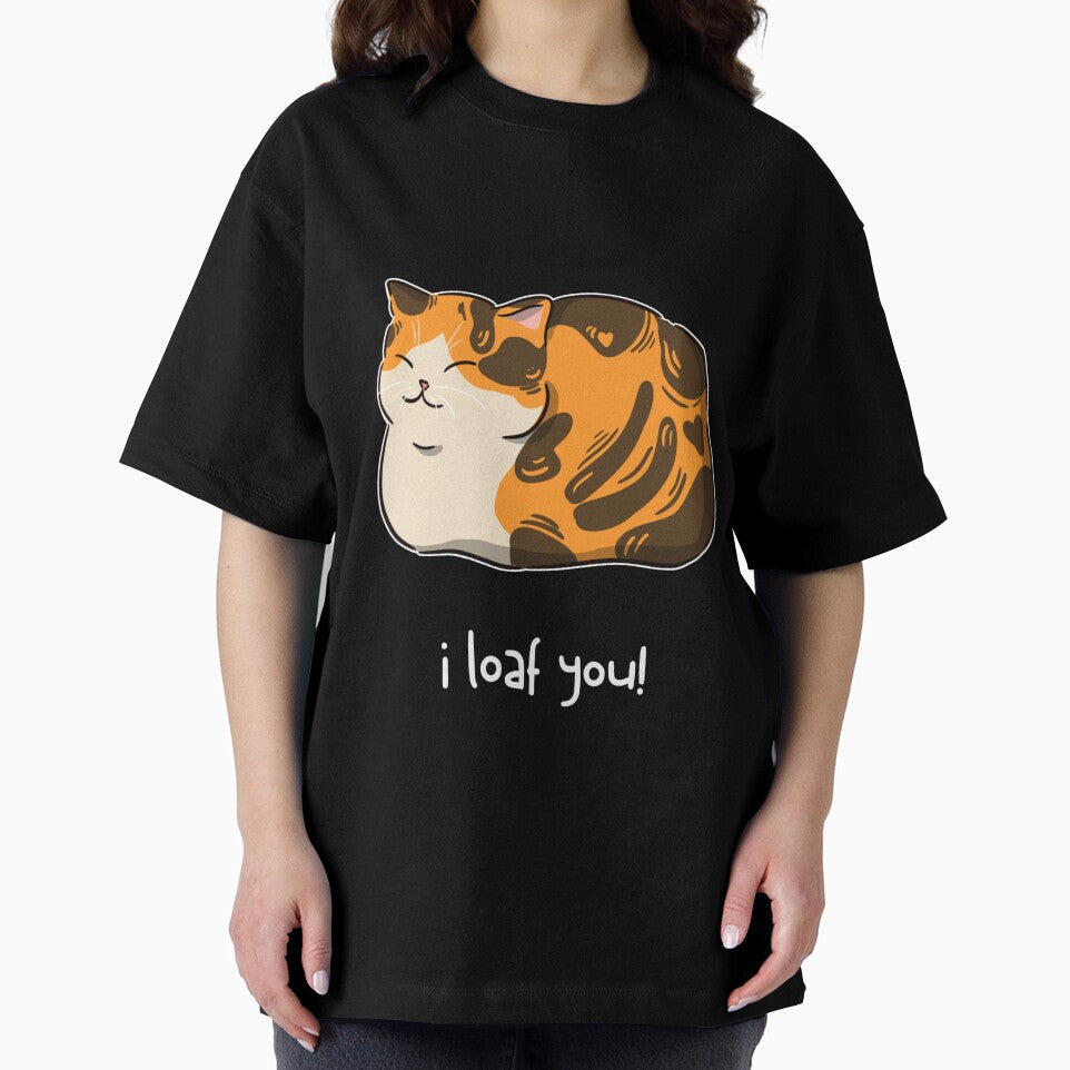 Funny T shirt For Friends Funny Cat Loaf Shirt Gift For Friend Funny Pun Meme Gift For Chef T-Shirt by LaughingFits