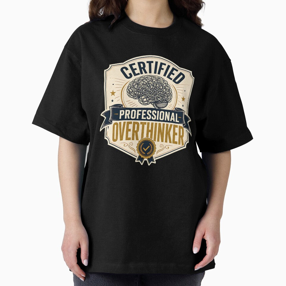 Certified Professional Overthinker by FreshPixelArt