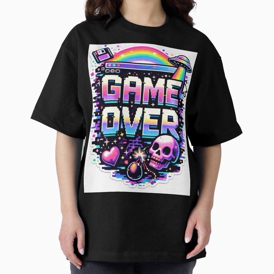 Retro Pixel Game Over Gaming Aesthetic Design by Wolf Creator