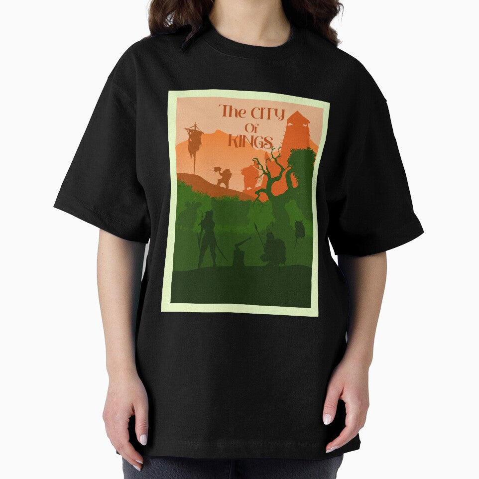 The City of Kings- Board Games - Minimalist Travel Poster Style - Board Game Art by MeepleDesign