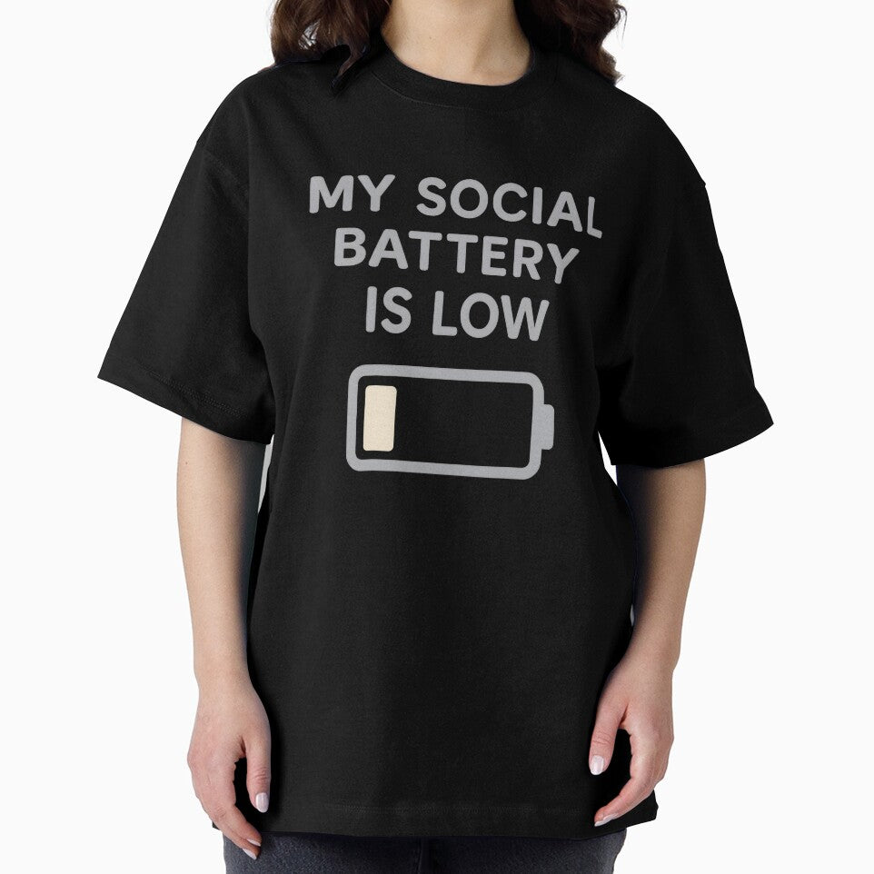 My Social Battery Is Low | Introvert Gift by W963x