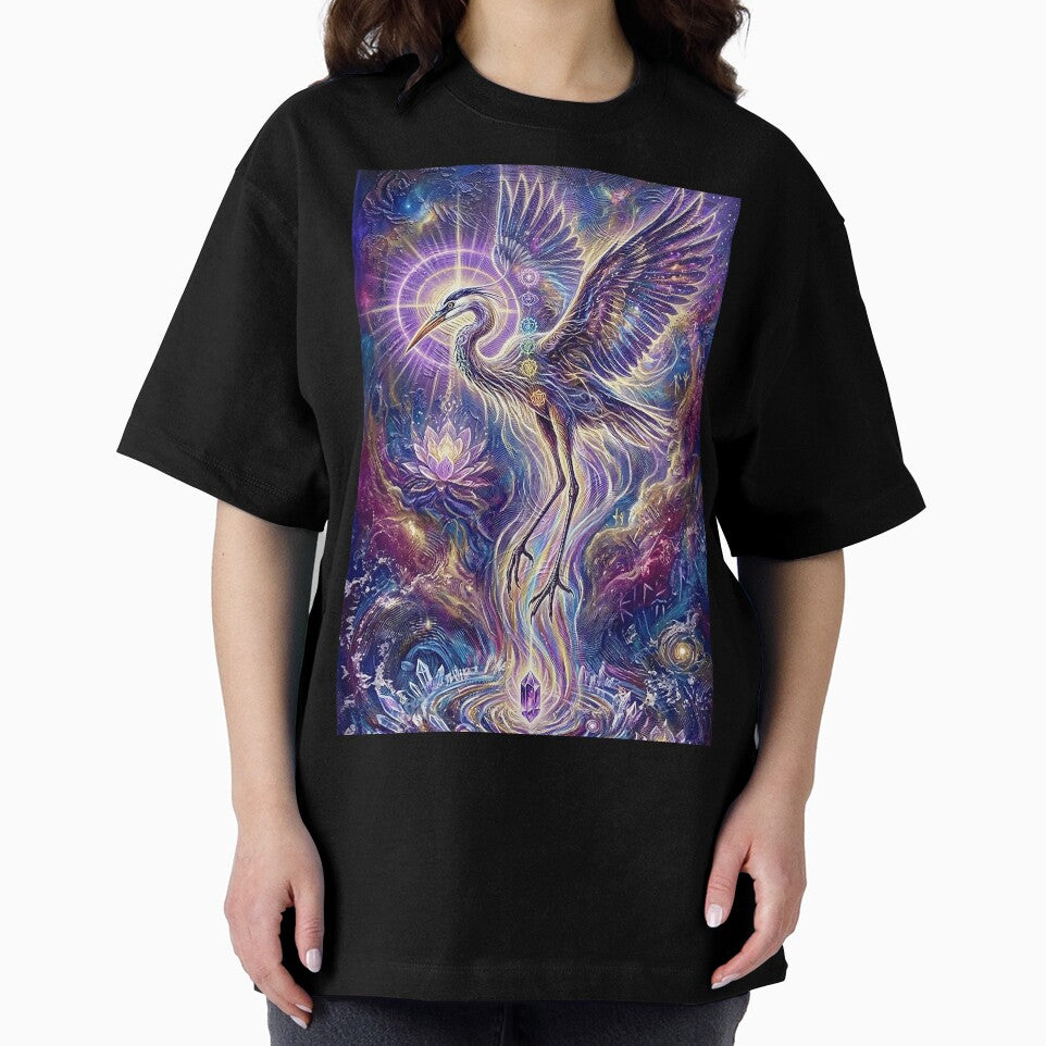 Surreal Cosmic Heron Chakra Energy / Cosmic Heron Surreal Chakra Energy by SedresArt