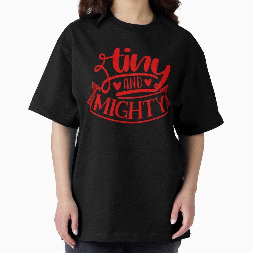 Tiny And Mighty Newborn Quote by Open Canvas
