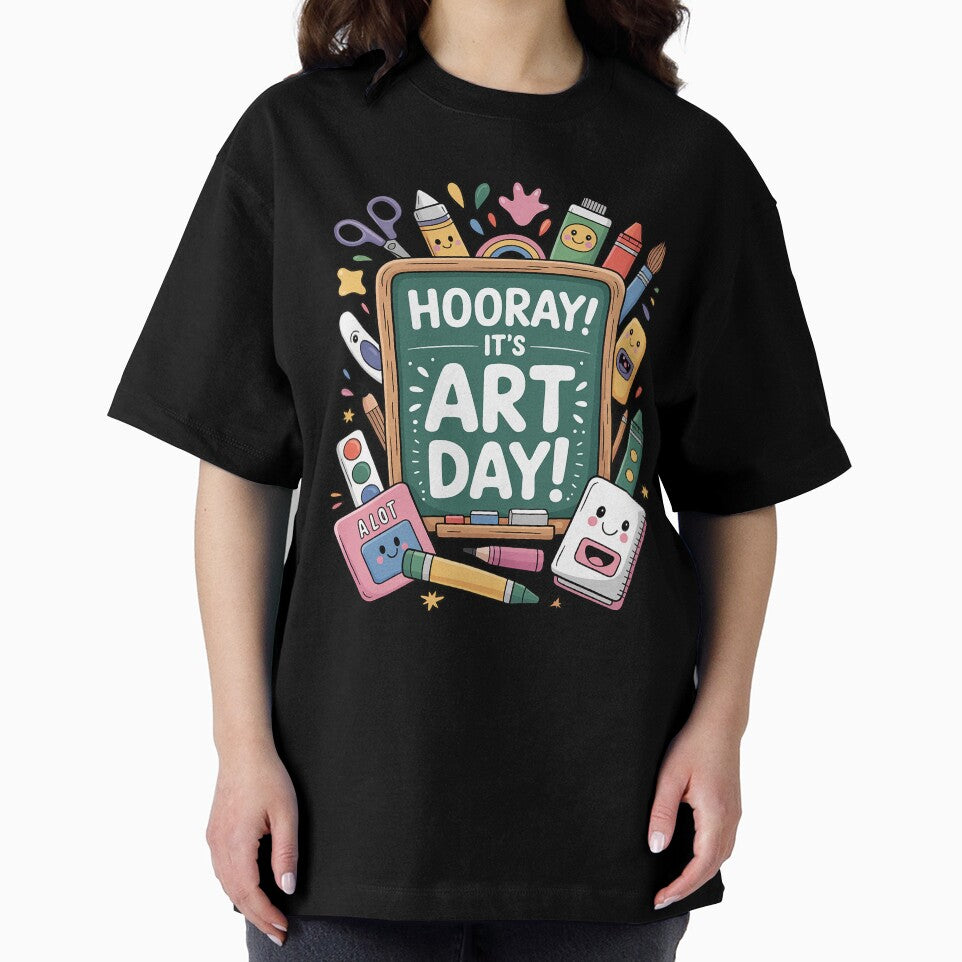 Hooray It's Art Day Art Teacher Back To School Women by Moxizz