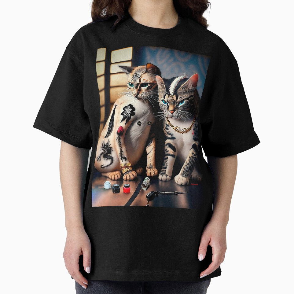 cats with tattoos by FotoLibreStudio
