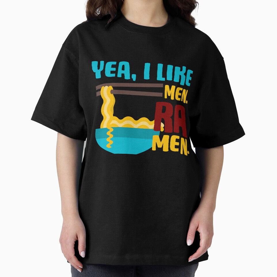 Yea I Like Men, ramen Funny Noodles With Text by Punderstandable