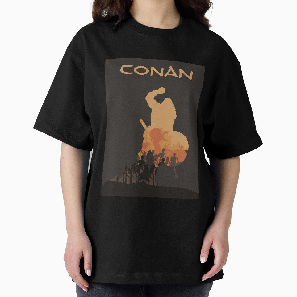 Conan (dark) - Minimalist Silhouette Poster Style - Board Game Art by MeepleDesign