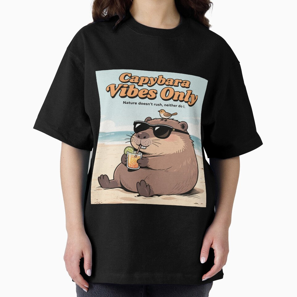Capybara Vibes Only – Chill Animal Art by designer14years