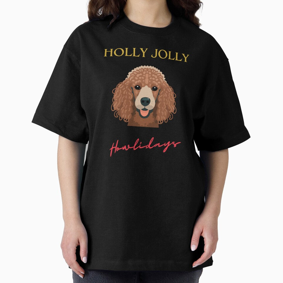 Poodle Christmas Holly Jolly Howlidays by WildBeauty