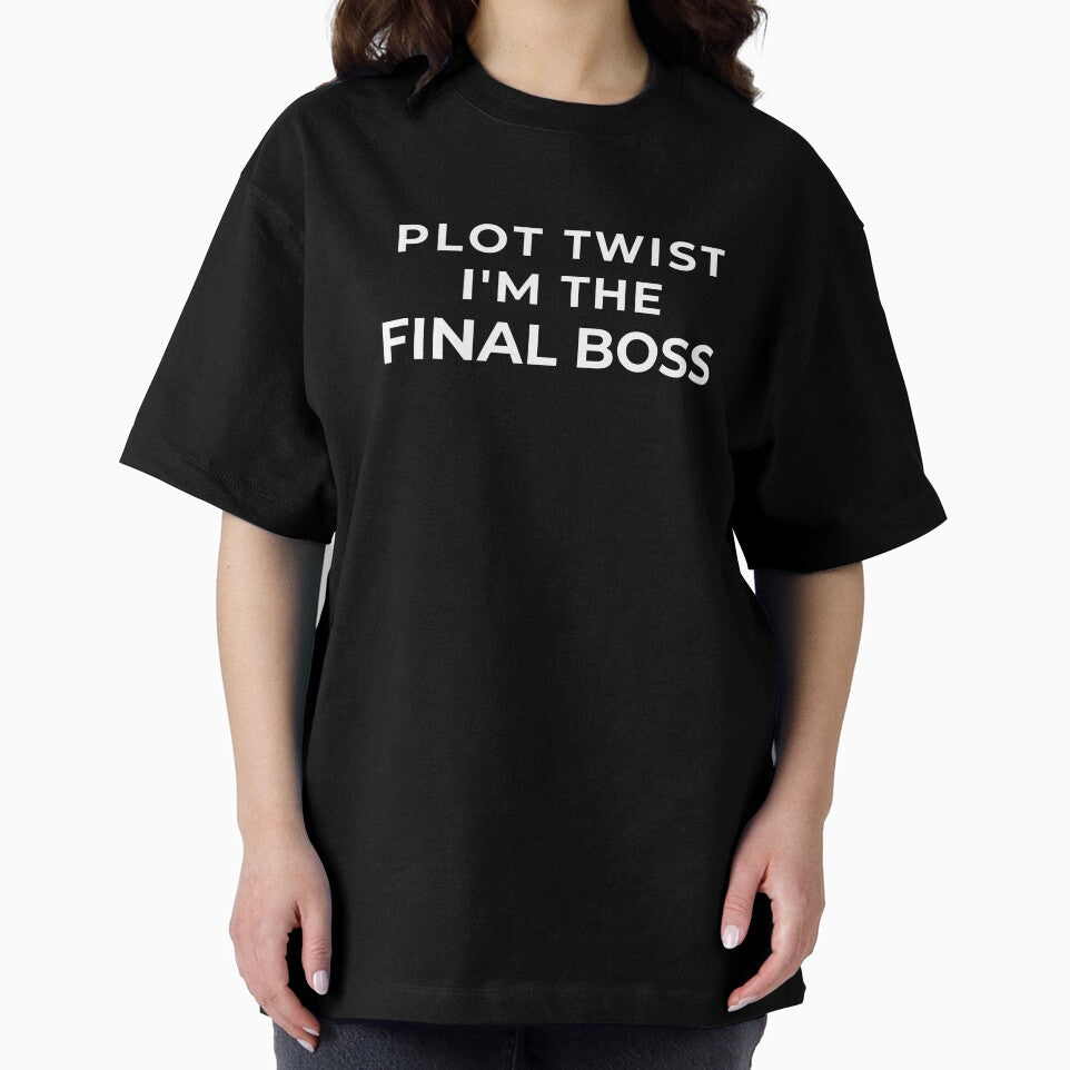 Plot Twist I’m the Final Boss – Funny Gamer Quote by CraftedHome