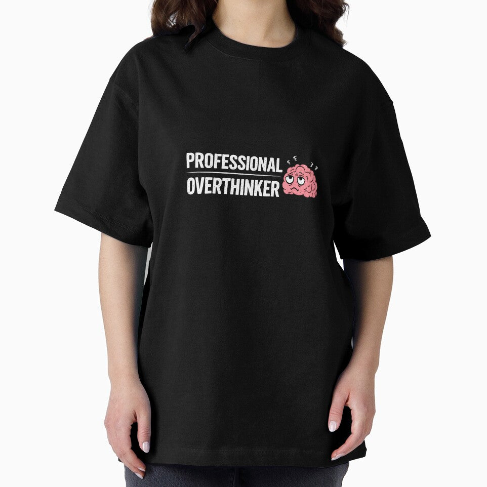Professional Overthinker Funny Meme Design by Tropivaro