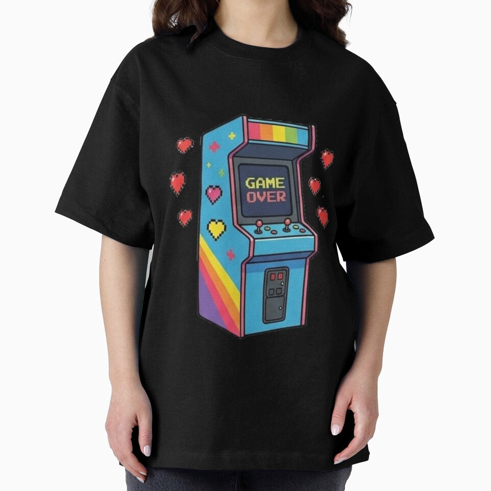 Retro Arcade Game Over – Pixel Art Gaming Machine by ChaosNest