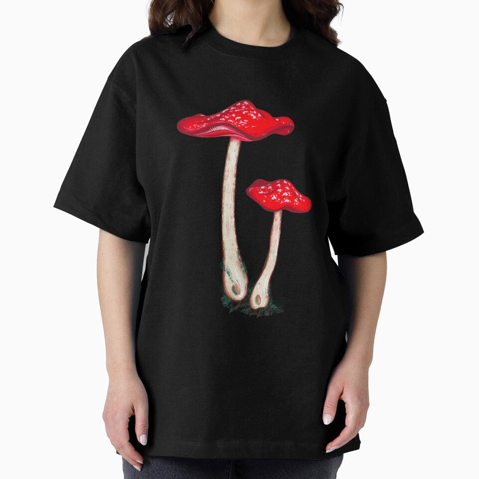 Mushrooms. Cute Agaric by Dina Stoianova