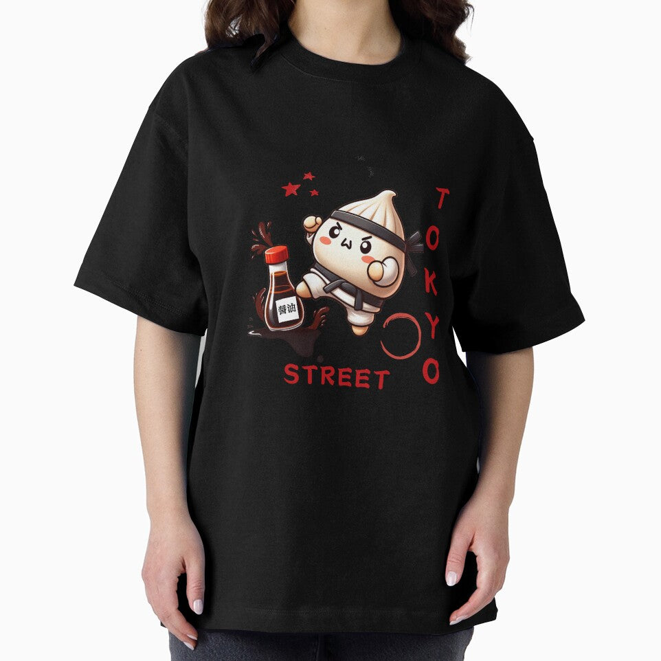 Dumpling Kawaii Street Warrior Kanji - Japanese Art Style minimalistic art by BeaverFriends