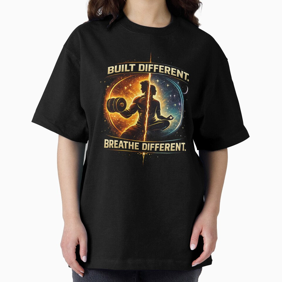 Built Different. Breathe Different. – Strength Meets Stillness Design by warlistop