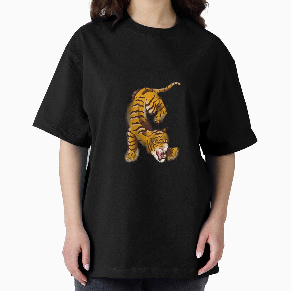 Crouching Tiger Tattoo Artwork by BrokenC0mb