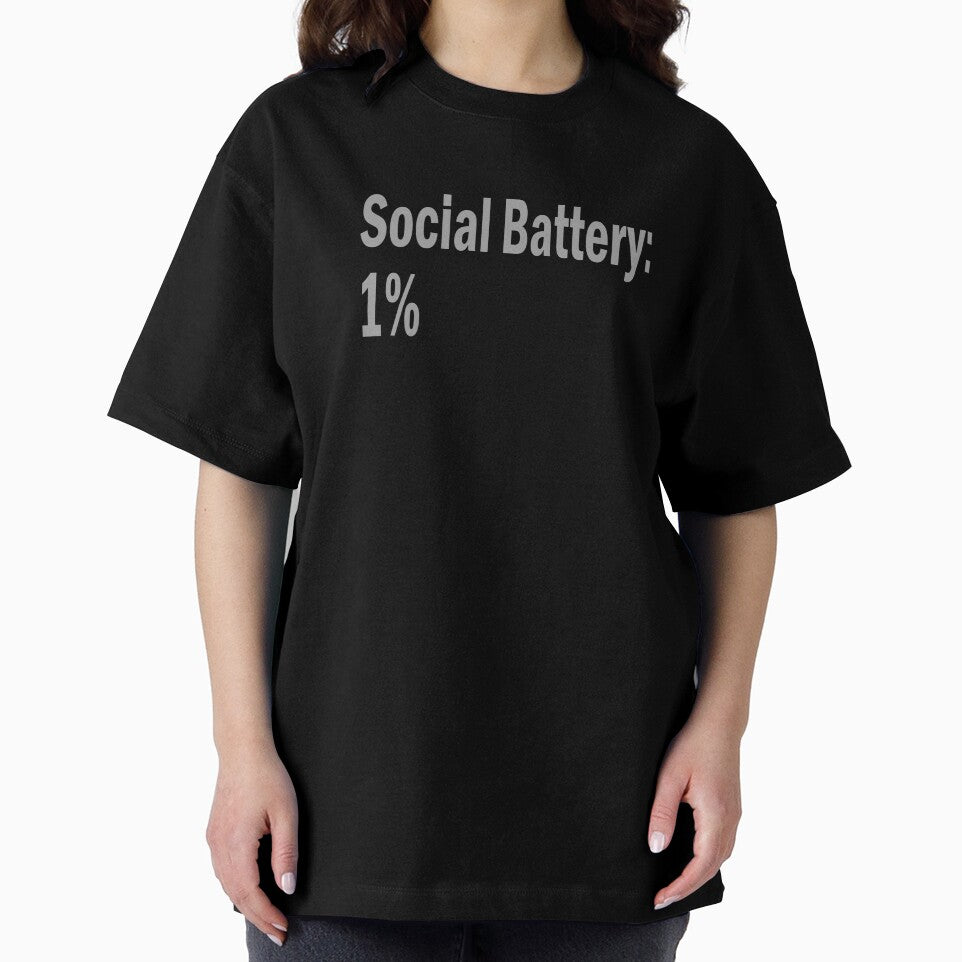 Low Social Battery – Funny Introvert Shirt by OLSOON AK