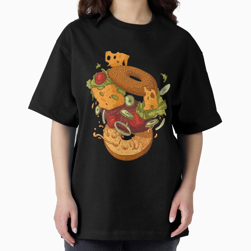 Deconstructed Breakfast Meat Bagel Sandwich by Alicia Chee