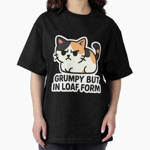 "Grumpy Loaf" Funny Kitten Vector Sticker by catastrocat