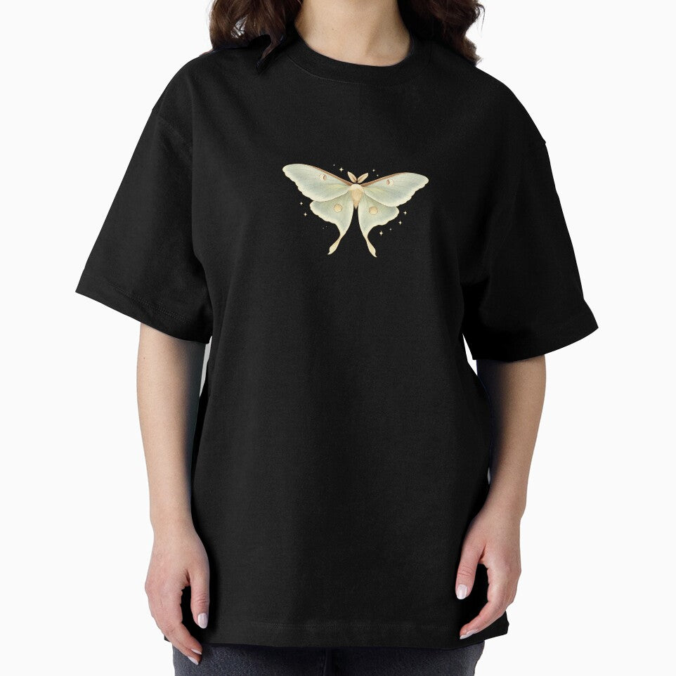 Luna Moth Soft Cottagecore Nature Illustration by Midnight Garden