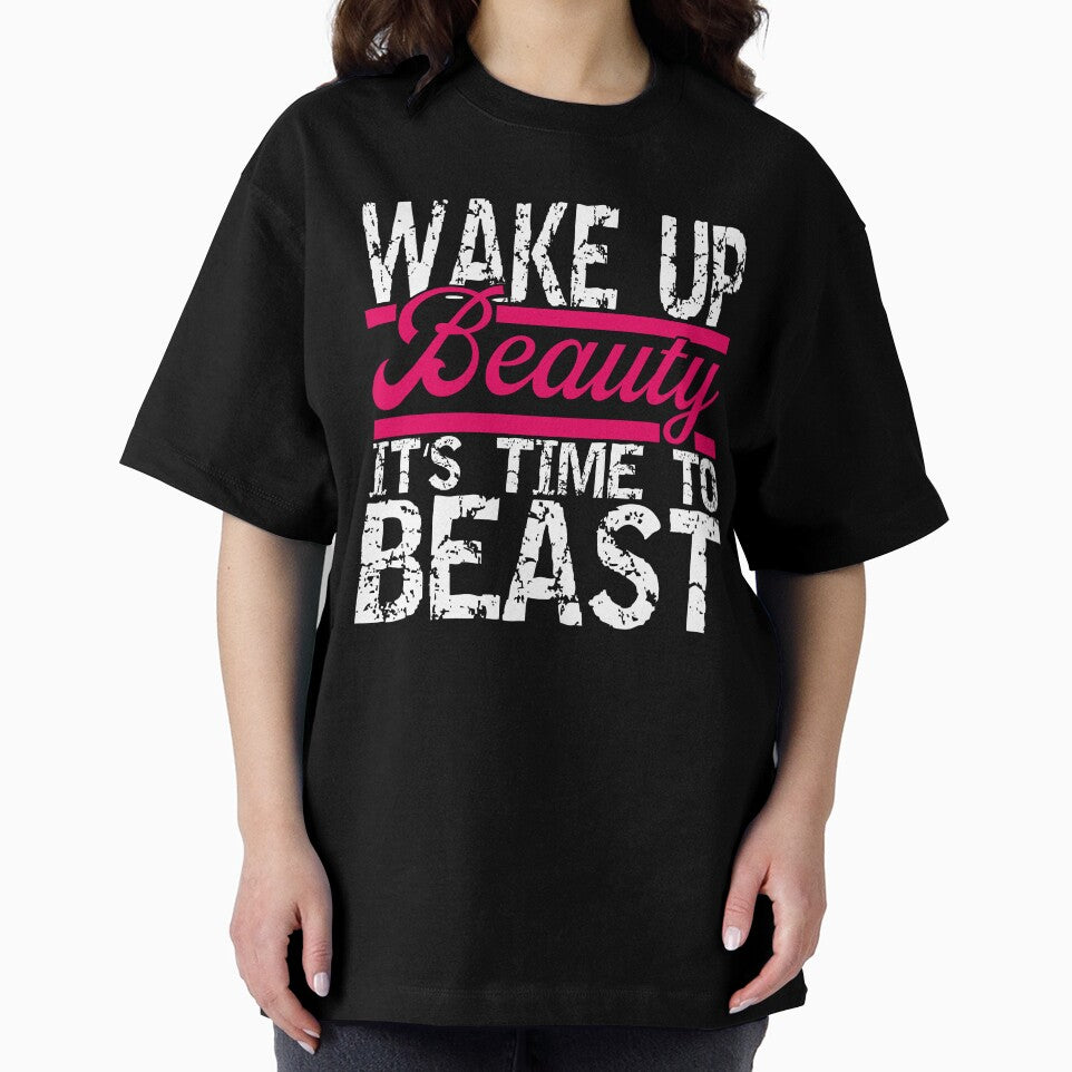 Wake Up Beauty Fitness Gym Body Building by Wildchagapicker