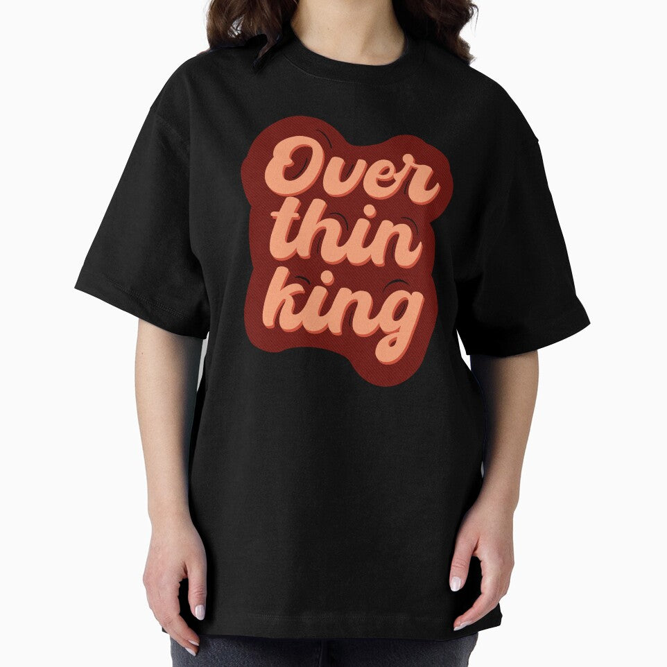 Overthinking typography design for professional overthinker by Matoforma