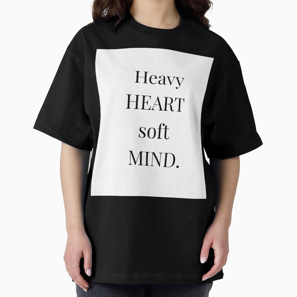 Heavy HEART soft MIND quote aesthetic by Cosasqueabrazan