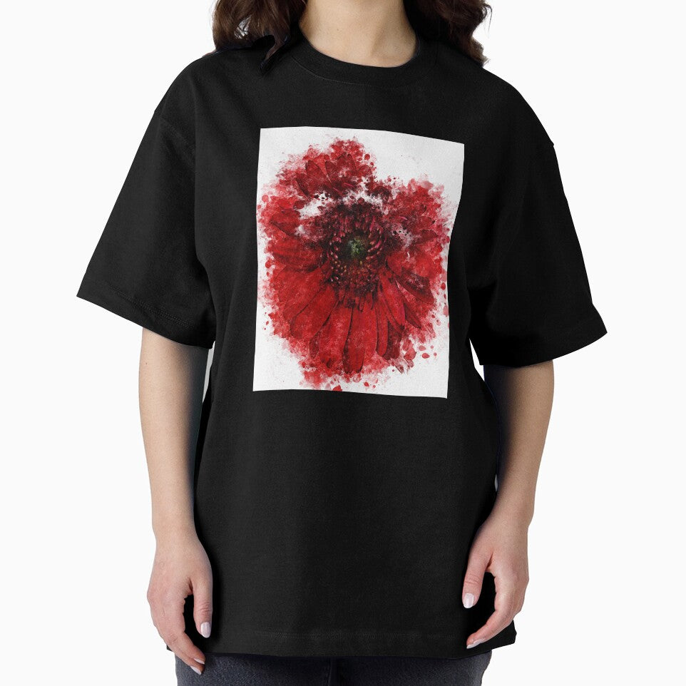Red Gerbera Abstract color by artdragongift 15