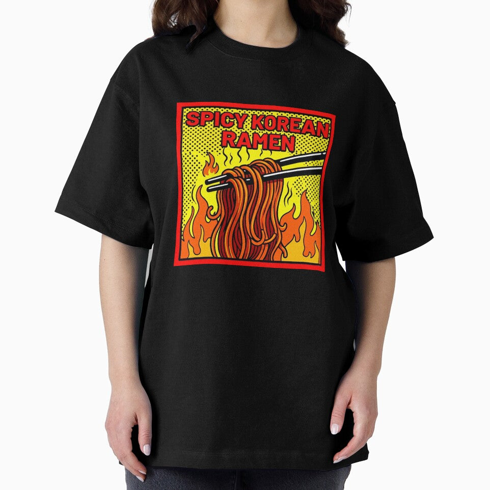 Korean Fire Noodles Spicy Ramen Pop Art by Coon & Momo