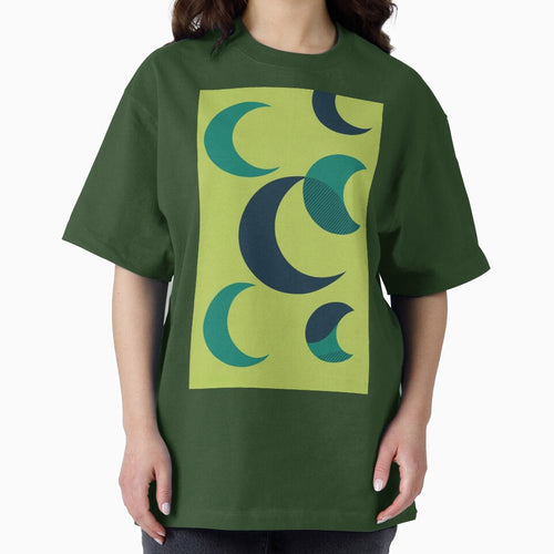 Abstract moon phases pattern — minimalist celestial design by xaiartist