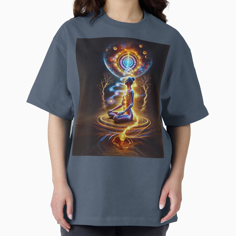 Kundalini Spiral Awakening | Divine Masculine & Feminine Energy | Cosmic Meditation Sci-Fi Art by Sarasvati’s Divine Art