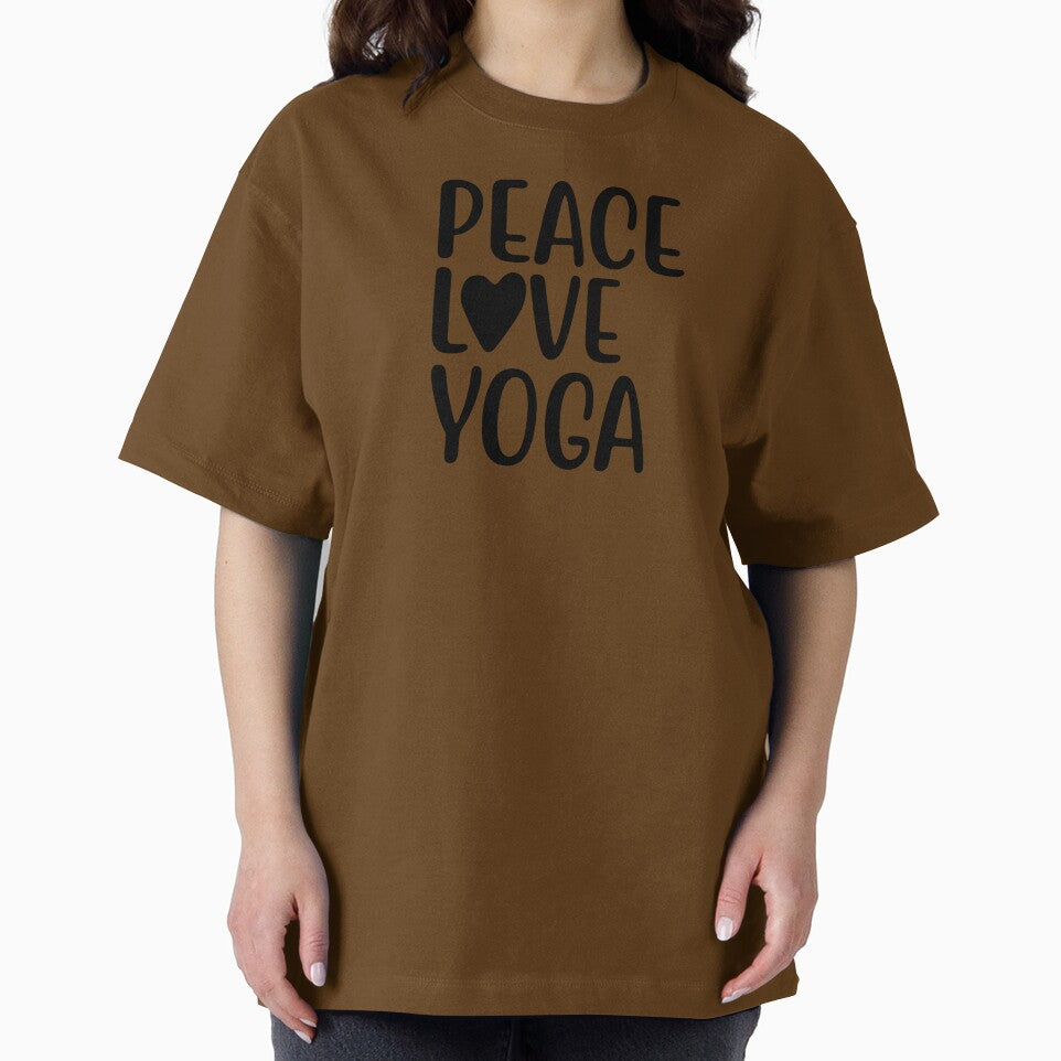 Yoga Quote Peace Love Yoga Motivational Saying by SoccaTamam