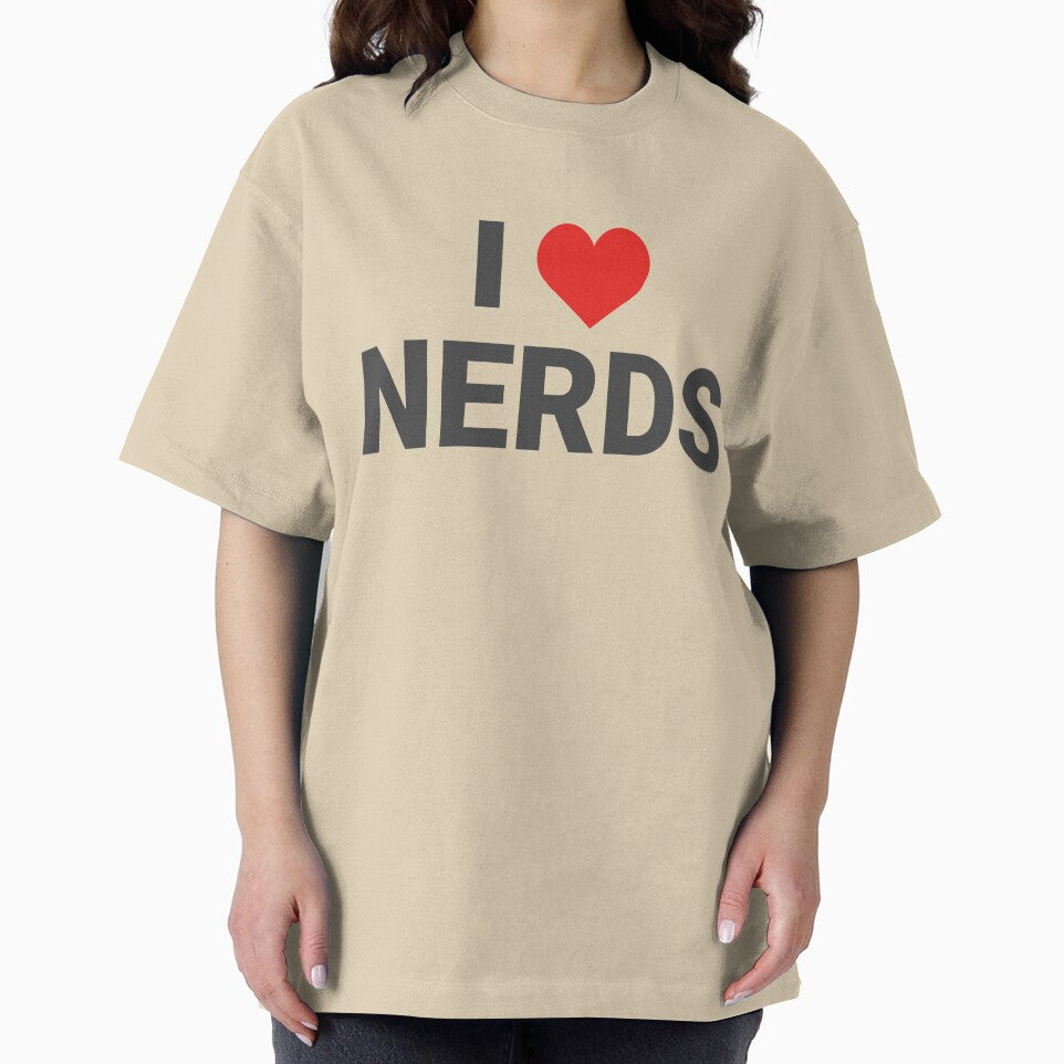 I Love Nerds – Funny Geek Humor Design by MadUX