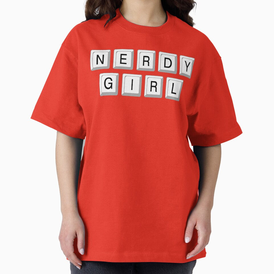 Nerdy Girl Computer and Social Media Art by Rightbrainwoman