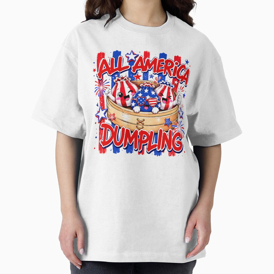 All American Dumpling – Cute Squishy Kawaii Characters by EmeraldeaArt