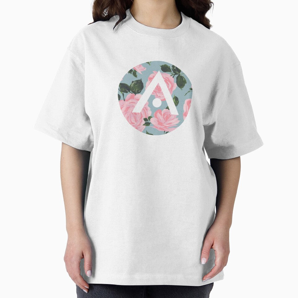 Blue and Pink Roses Aveda Logo by Dalaura