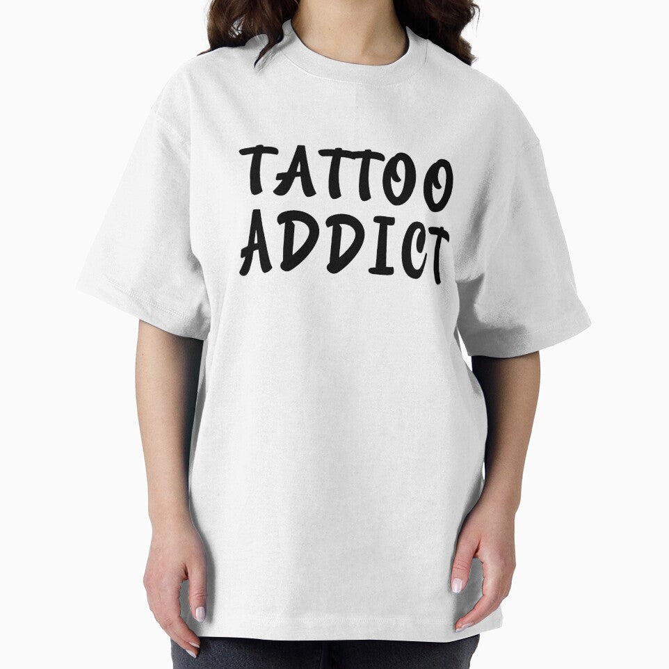 Tattoo Addict Funny Tattoo Artist Quote Typography by EchoPrint Co.
