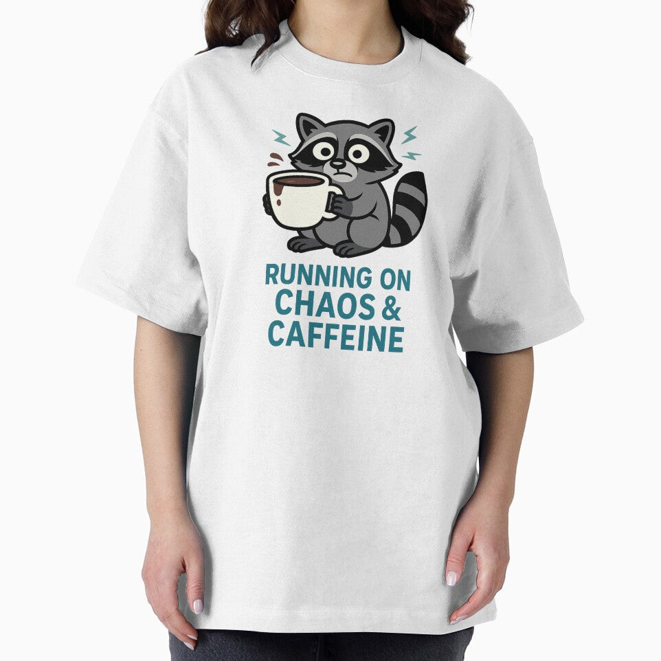 Running on Chaos and Caffeine Raccoon by the-dovlat